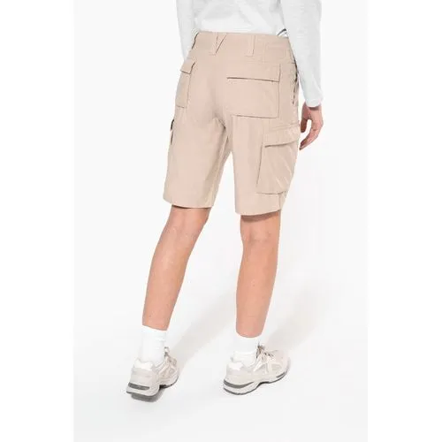 Bermuda léger multipoches femme