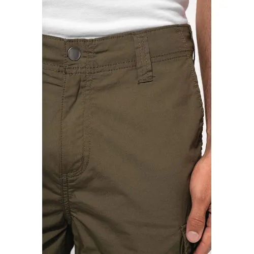 Bermuda léger multipoches homme