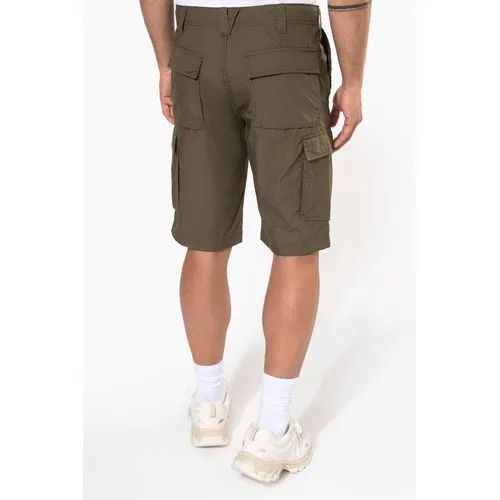 Bermuda léger multipoches homme