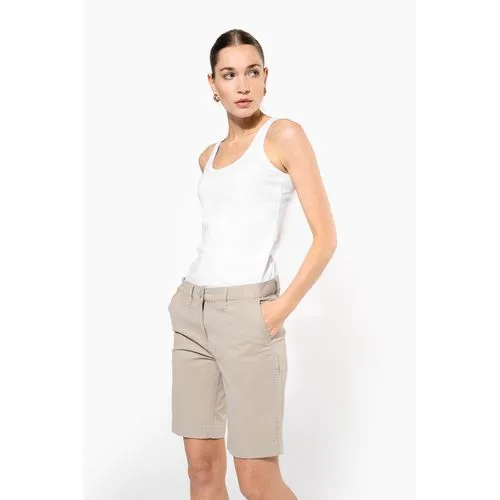 Bermuda chino femme
