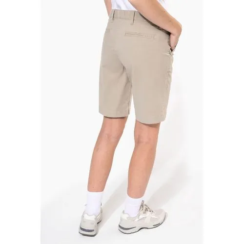 Bermuda chino femme