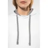 Sweat-shirt capuche contrastée femme 3 Sweat-shirt capuche contrastée femme