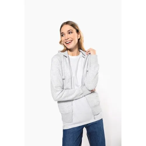 Sweat-shirt zippé capuche femme 6 Sweat-shirt zippé capuche femme