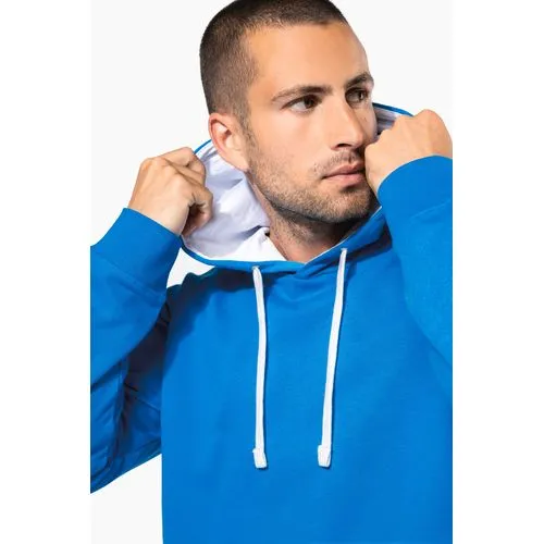Sweat-shirt capuche contrastée homme 7 Sweat-shirt capuche contrastée homme