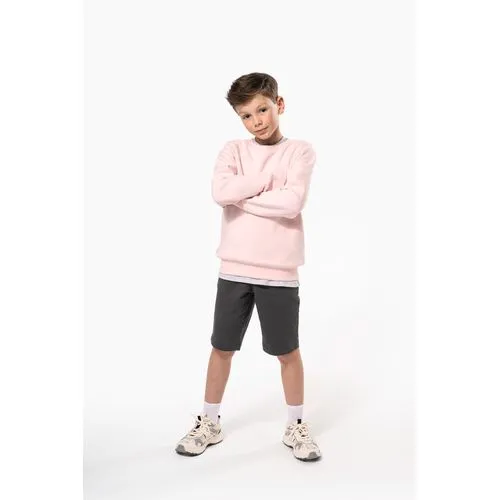 Sweat-shirt écoresponsable col rond enfant
