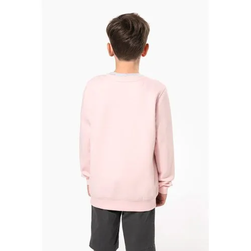Sweat-shirt écoresponsable col rond enfant