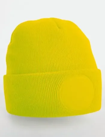 Bonnet à patch rond