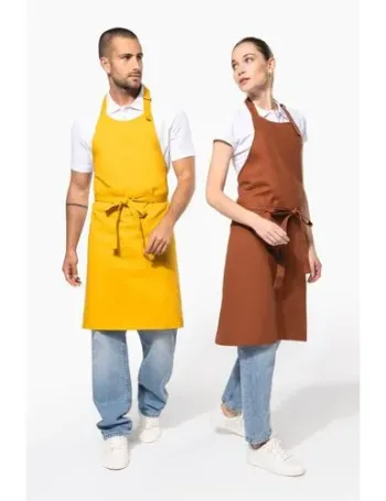Tablier coton sans poche