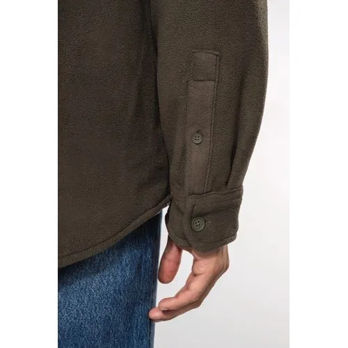 Surchemise polaire doublée sherpa polaire homme