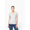 T-shirt col V manches courtes femme