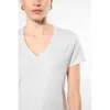 T-shirt col V manches courtes femme
