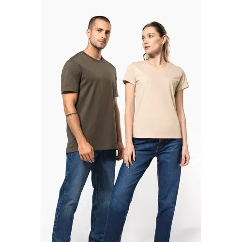 T-shirt col rond manches courtes femme