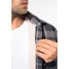 Surchemise à carreaux doublée sherpa homme
