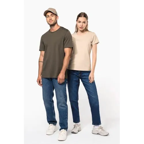 T-shirt col rond manches courtes femme