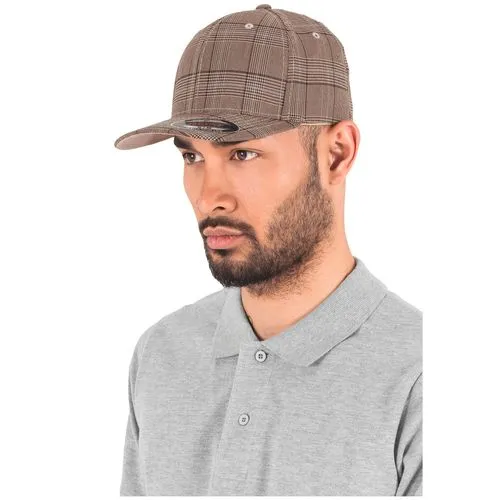 Casquette motif prince de galles