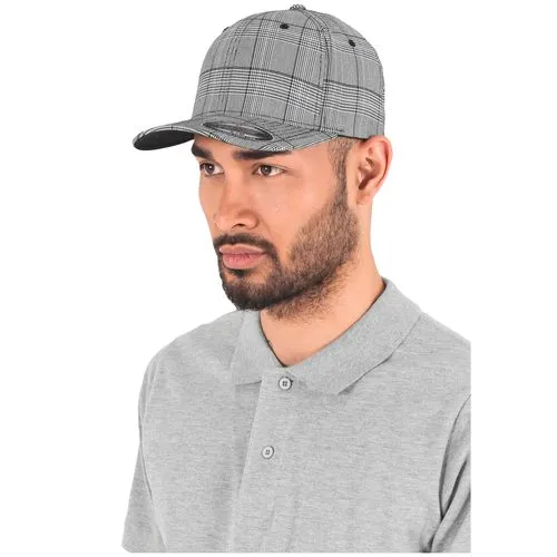 Casquette motif prince de galles