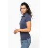 Polo piqué manches courtes femme