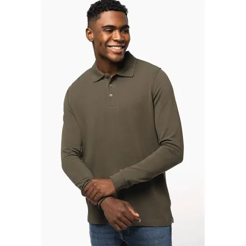 Polo manches longues homme