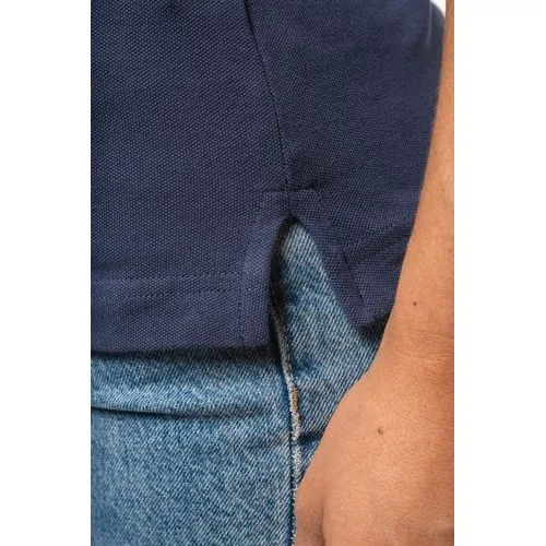 Polo piqué manches courtes femme