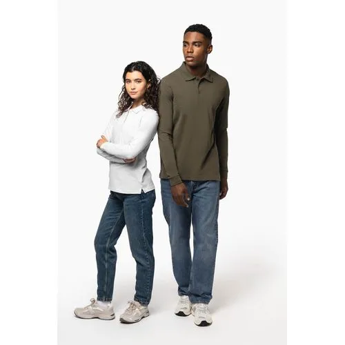 Polo manches longues femme