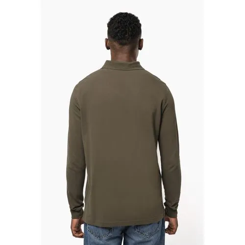 Polo manches longues homme