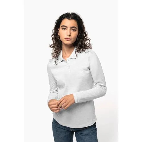 Polo manches longues femme