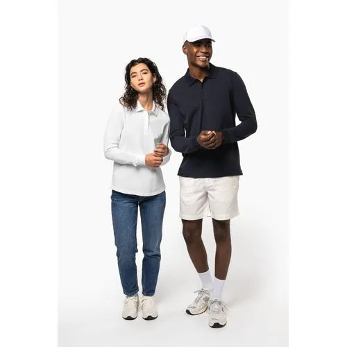 Polo piqué manches longues Bio180 homme 9 Polo piqué manches longues Bio180 femme
