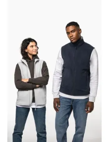 Bodywarmer micropolaire écoresponsable unisexe 1 Bodywarmer micropolaire écoresponsable unisexe