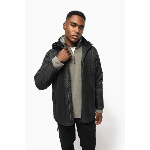 Veste à capuche avec doublure en micropolaire unisexe