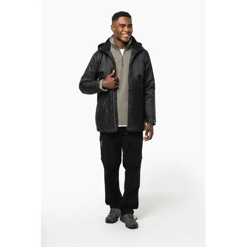 Veste à capuche avec doublure en micropolaire unisexe