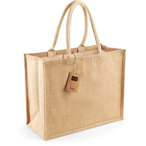 Sac shopping classique en jute