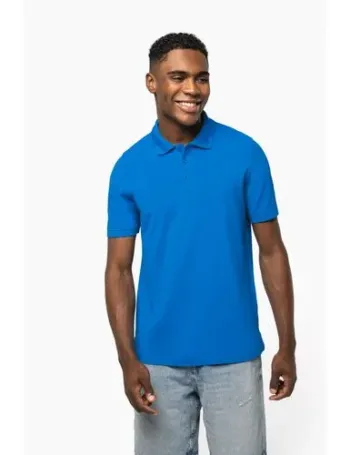 Polo piqué manches courtes homme