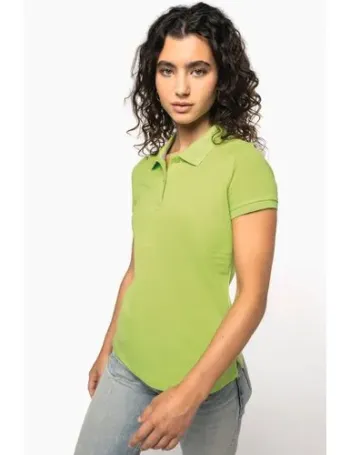 Polo manches courtes femme