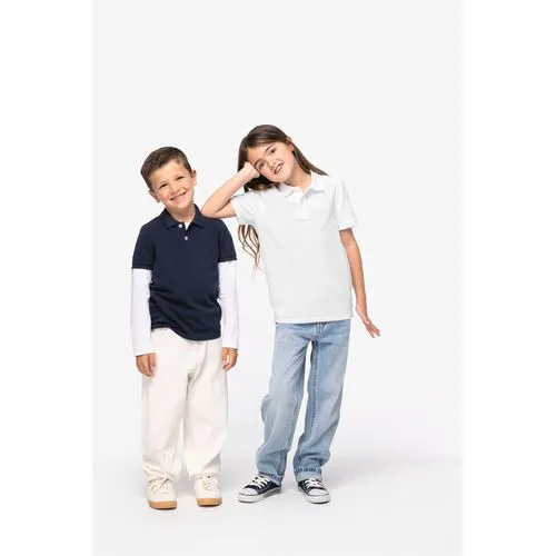 Polo écoresponsable maille piquée enfant