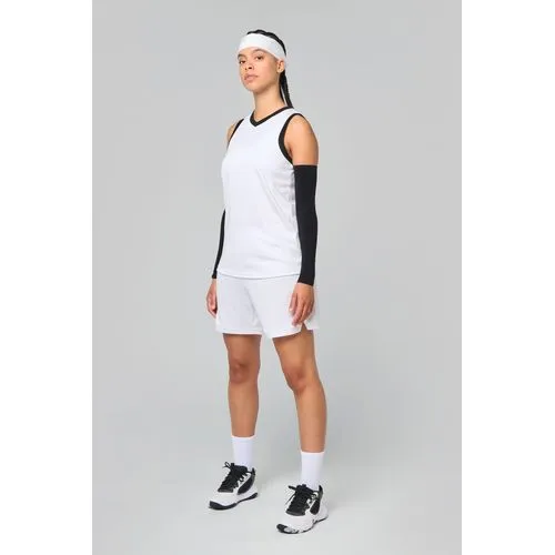 Maillot de basket-ball femme 2 Manchon de sport sans couture unisexe