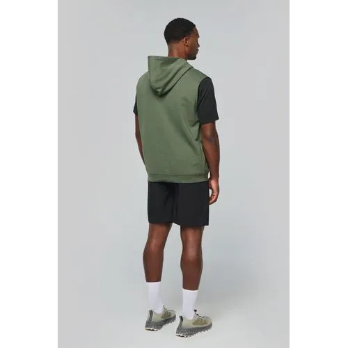 Sweat-shirt à capuche sans manches unisexe