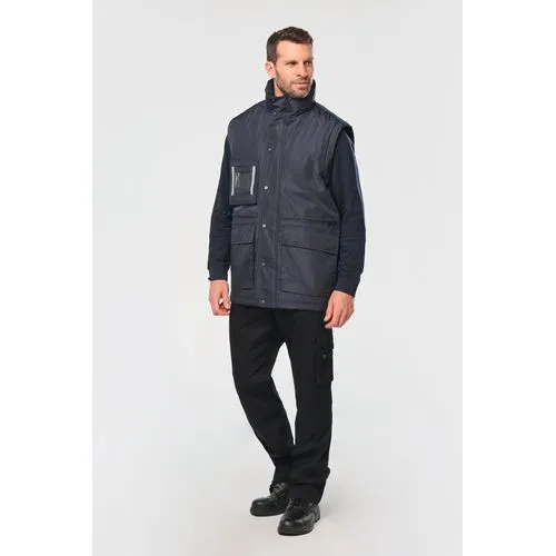 Parka workwear manches amovibles homme