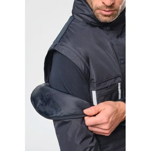 Parka workwear manches amovibles homme