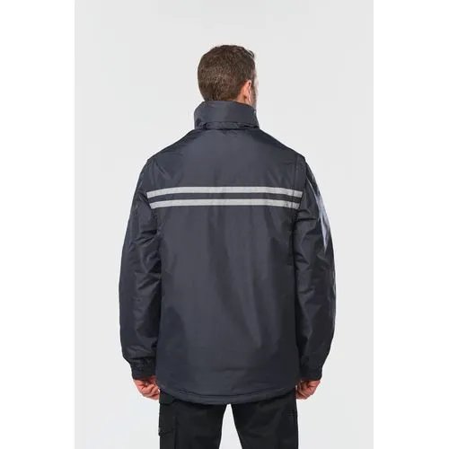 Parka workwear manches amovibles homme