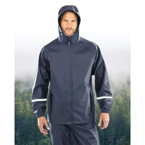 Veste imperméable Prism PU avec bandes réfléchissantes