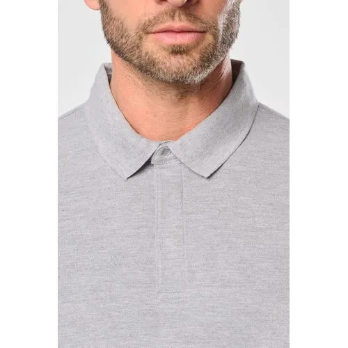 Polo col boutons pression manches courtes homme