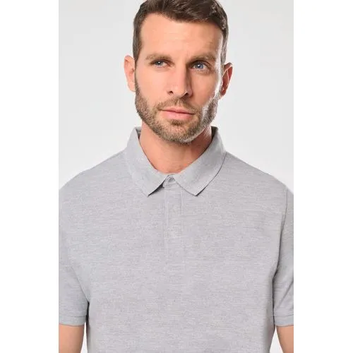 Polo col boutons pression manches courtes homme