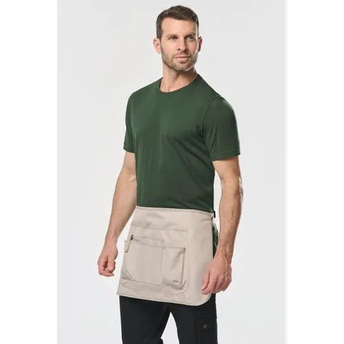 Tablier court de jardinage écoresponsable unisexe 4 Tablier court de jardinage écoresponsable unisexe