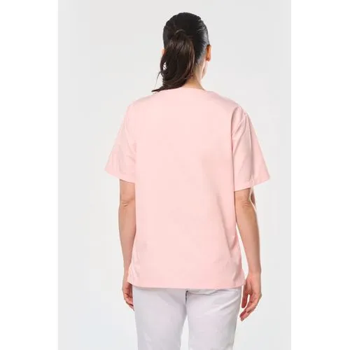 Tunique manches courtes polycoton unisexe