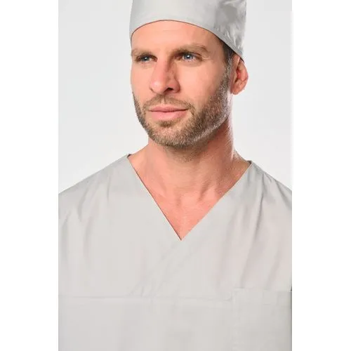 Tunique manches courtes polycoton unisexe