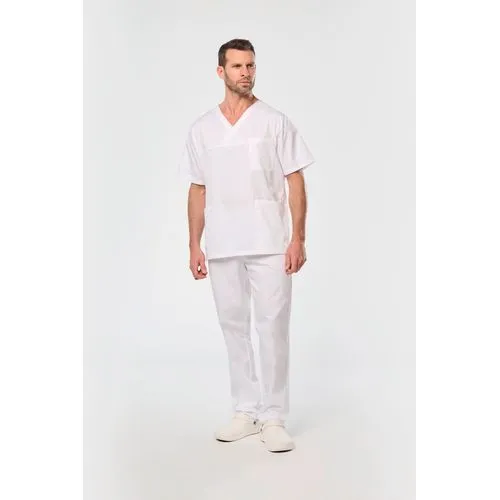 Tunique coton manches courtes unisexe