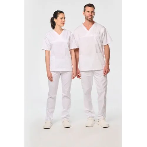 Tunique coton manches courtes unisexe