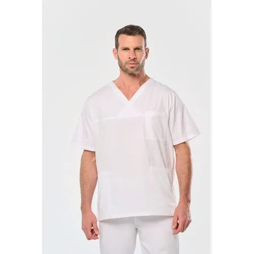 Tunique coton manches courtes unisexe