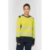 Sweat-shirt de sécurité recyclé col rond unisexe 7 Sweat-shirt de sécurité recyclé col rond unisexe