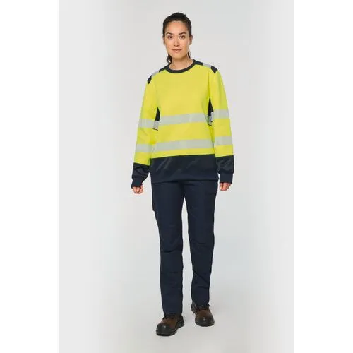 Sweat-shirt de sécurité recyclé col rond unisexe 10 Sweat-shirt de sécurité recyclé col rond unisexe